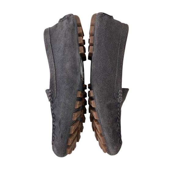 COACH Amber Suede Leather Loafer in Gray Women’s Size 8.5B Narrow - Picture 6 of 14